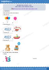 Đề thi học kì 1 Tiếng Anh 3 Phonics Smart - Đề số 4